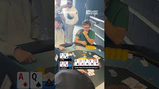 ROMAIN LEWIS AT RISK AGAINST QUEENS | #PokerNews #EstorilPokerFest