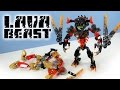 LEGO Bionicle Lava Beast Set 71313 Speed Build Review