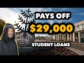 FOREX TRADER PAYS OFF $29,000 WORTH OF STUDENT LOANS IN ONE PAYMENT