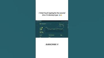 I tried monkeytype to improve typing speed! #typing #coding #programming #codelife #typingspeedtest