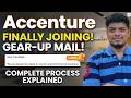 Accenture Big Breaking | Gear Up Joining Mail | Early Onboarding Updates | Accenture Joining Updates