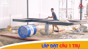 Hướng dẫn chi tiết quy trình lắp đặt cầu 1 trụ rửa xe ô tô chuyên nghiệp | Lâm Phát JSC
