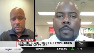 Brothers are first twins born at UAB through IVF