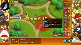 Lets Play Bloons Monkey City DDT Hard Star Forest Map No Commentary 1047