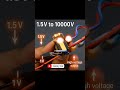How to Build a 1.5V to 10,000V High Voltage Generator ⚡️