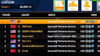 Asphalt 8 Credits Cup French Guiana reverse 53:228 Battista 🔥 & @pak_avenger's Farewell 🤝🏼