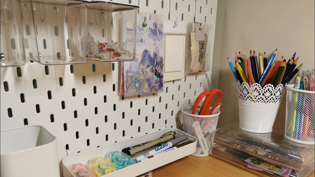 Desk organization IKEA desk organizer no talking YouTube