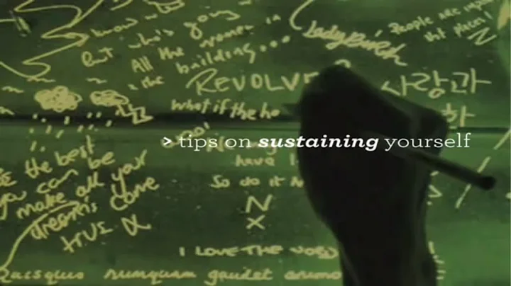Tips on Sustaining Yourself by Creative Director J...