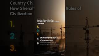 How Shenzhen Rewrote the Rules of Civilization