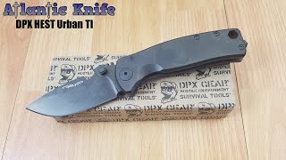 DPX GEAR HEST/F URBAN BLACK PVD TITANIUM NIGHT RIDER MULTI-TOOL KNIFE HSF035