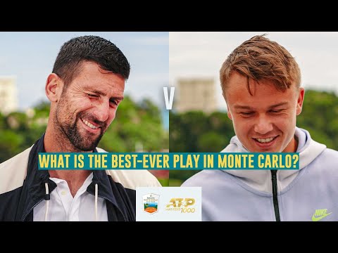 ATP Tennis Stars Decide The Best-Ever Play In Monte Carlo!