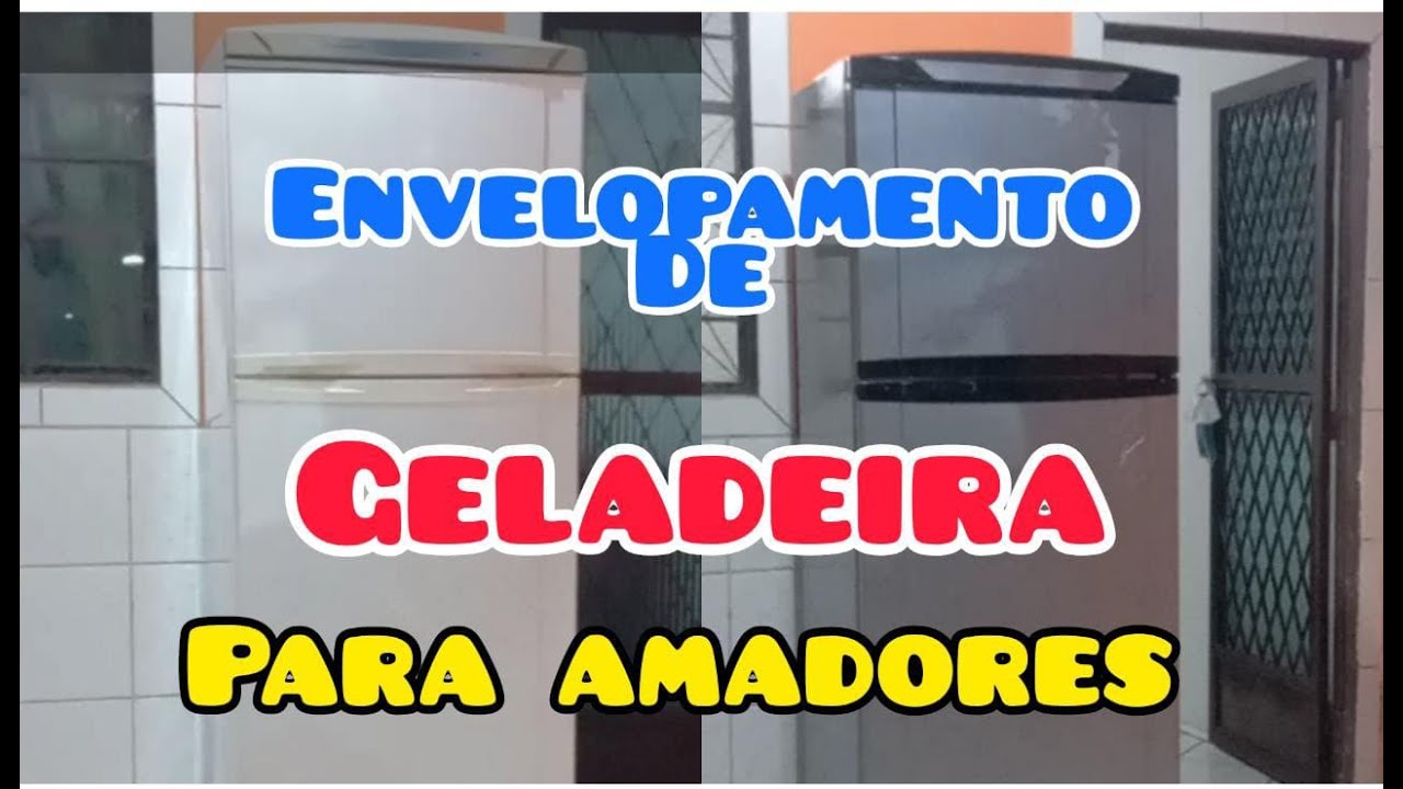 Envelopamento de geladeira para amadores (sem bolhas) @SEMPRE É BOM SABER (com Marcio Menezes)