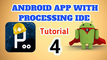 Make an Android app very easy tutorial #4 using processing ide make pong game by electronic GURU