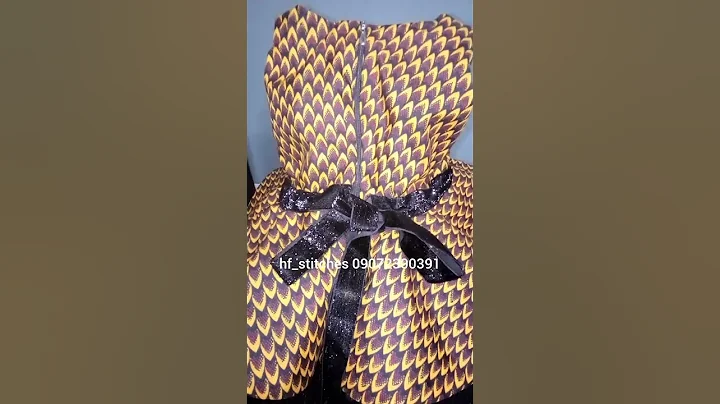 Ankara Ball gown. #customized #childrendress #govi...