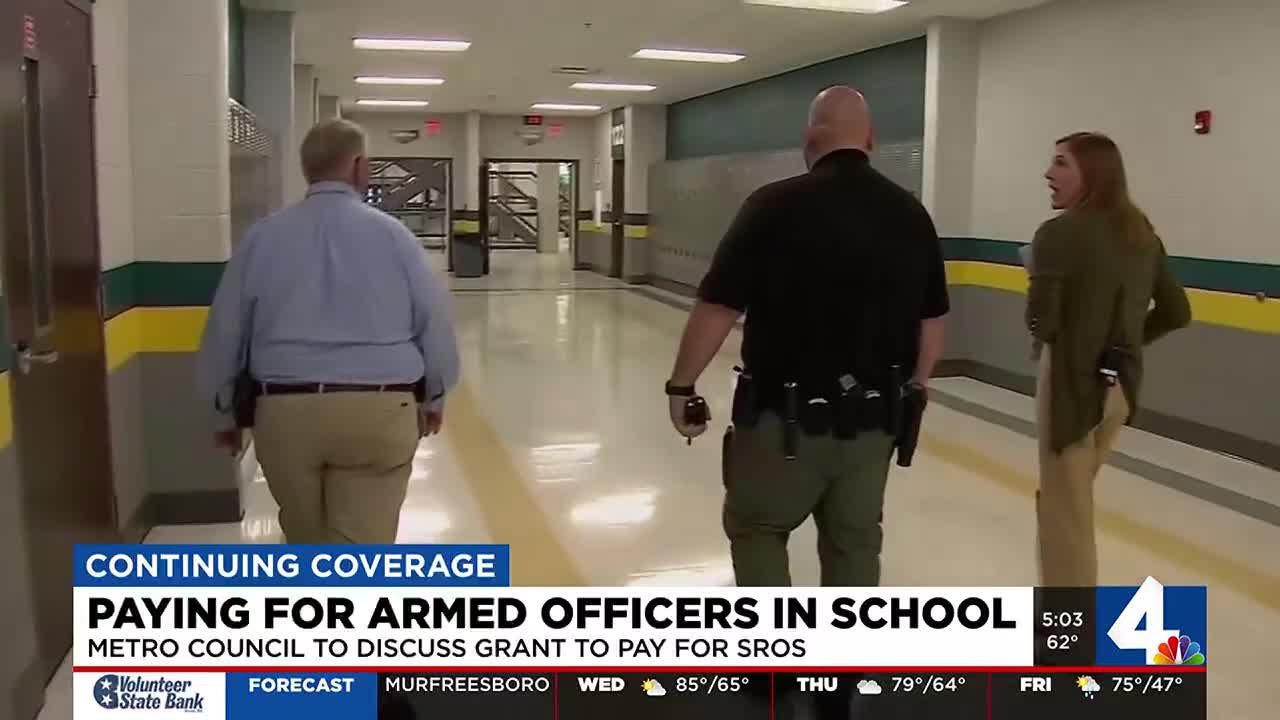 Paying for armed officers in schools