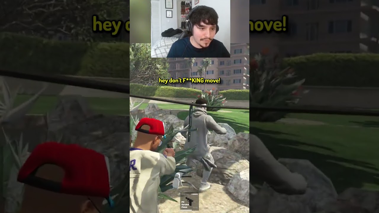 Bro will never rob an NPC again😭🙏