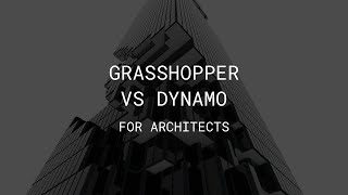 Grasshopper or Dynamo?!