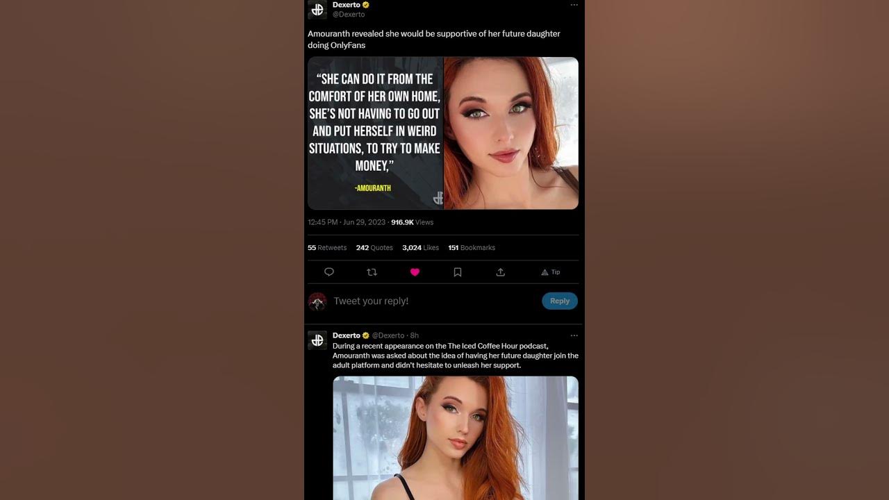 Amouranth Tells us how to raise Kids shorts YouTube