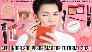 ALL UNDER 200 PESOS SOFT GLAM MAKEUP TUTORIAL!!! (FULL FACE USING LOCAL AND AFFORDABLE PRODUCTS) screenshot 1