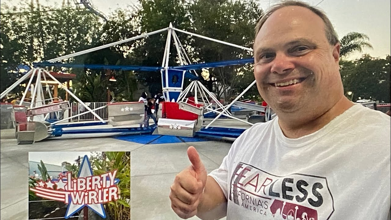 Liberty Twirler Now Open at California's Great America YouTube