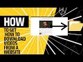 How to Download Videos from a Website :)
