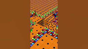 4 X 4 RubikDice Stack 3  #satisfyingvideo #dice