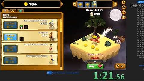 Clicker Heroes - 2 Heroes to Level 50 Speedrun (3:31.05) (Mouse Keys)