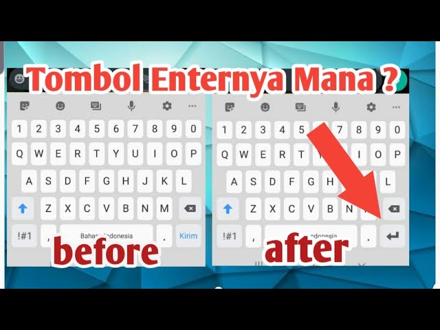 Cara Memunculkan Tombol Enter Yang Hilang Pada Keyboard Di Aplikasi Whatsapp Youtube
