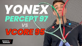 Are These The Two Best Yonex Control Rackets? Yonex Percept 97 Vs. Vcore 95 Rackets Runners