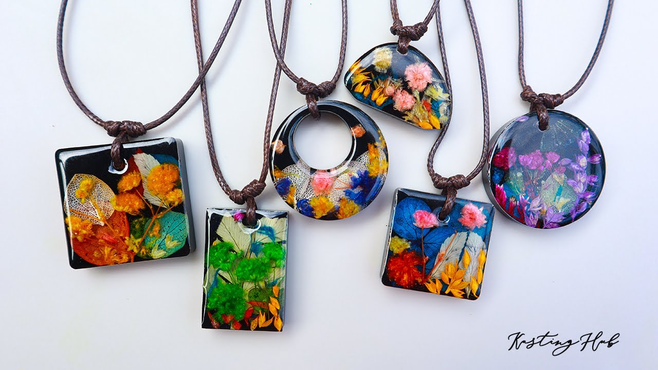 How to Make Resin Jewelry with Flowers – Sustain My Craft Habit