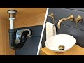 Bathroom sink plumbing installation