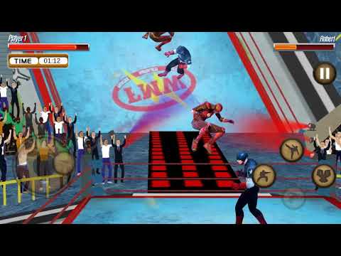 Superhero Wrestling Battle Arena Ring Fighting