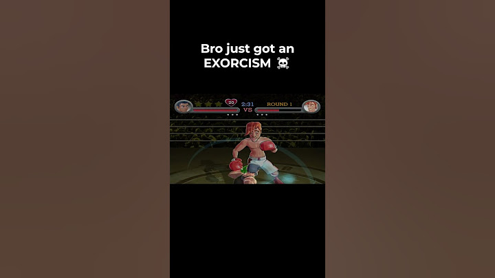 Bro just got an EXORCISM ☠️ #punchoutwii #corruptions #wii #shorts