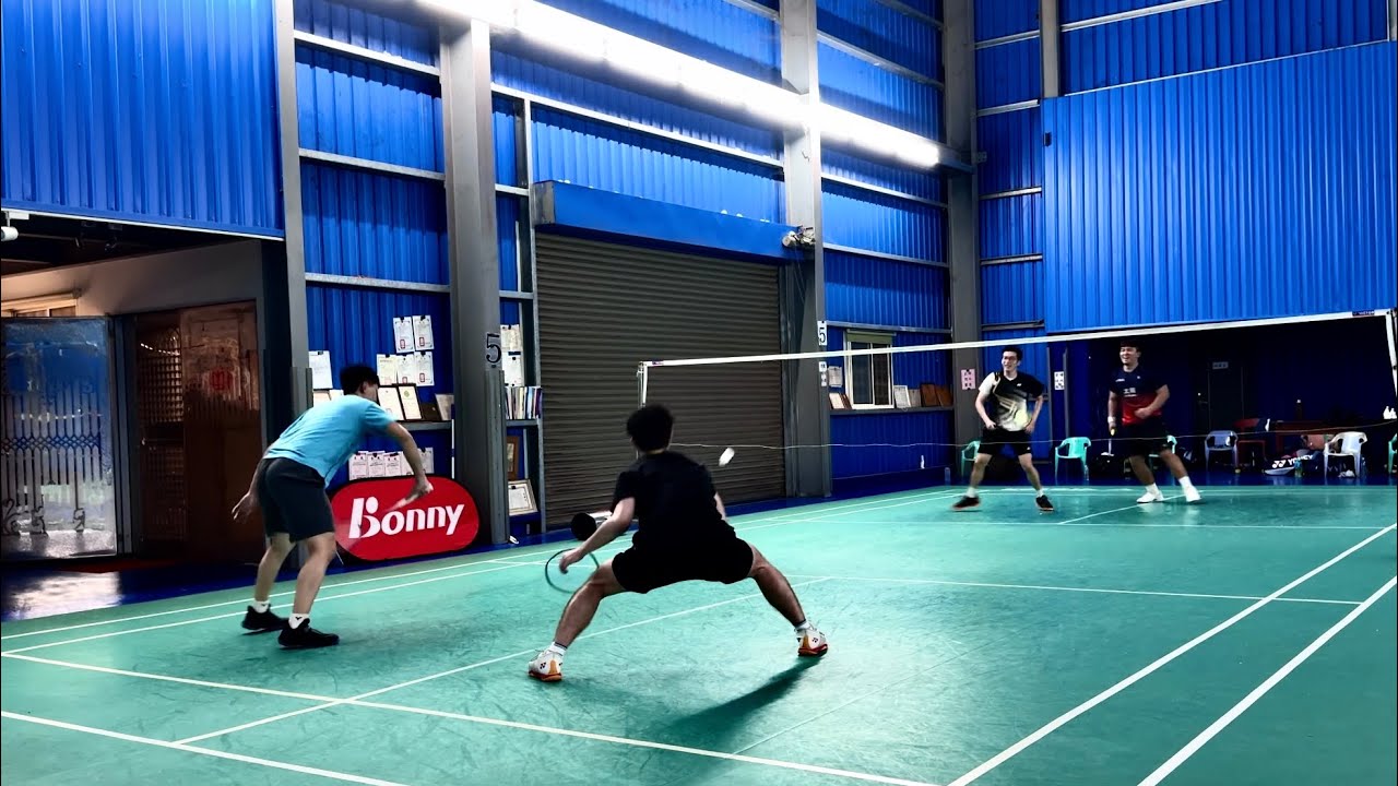 🏸連莊羽球臨打日常抽筋局1🔥｜瀞元/冠霖vs 柏宇/暄博 