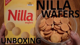 Unboxing Nabisco Nilla Wafers