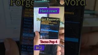 Hard Reset TECNO POP 4 Factory reset tecno BC2 + Fix no command 2025 How To hard reset TECNO POP4