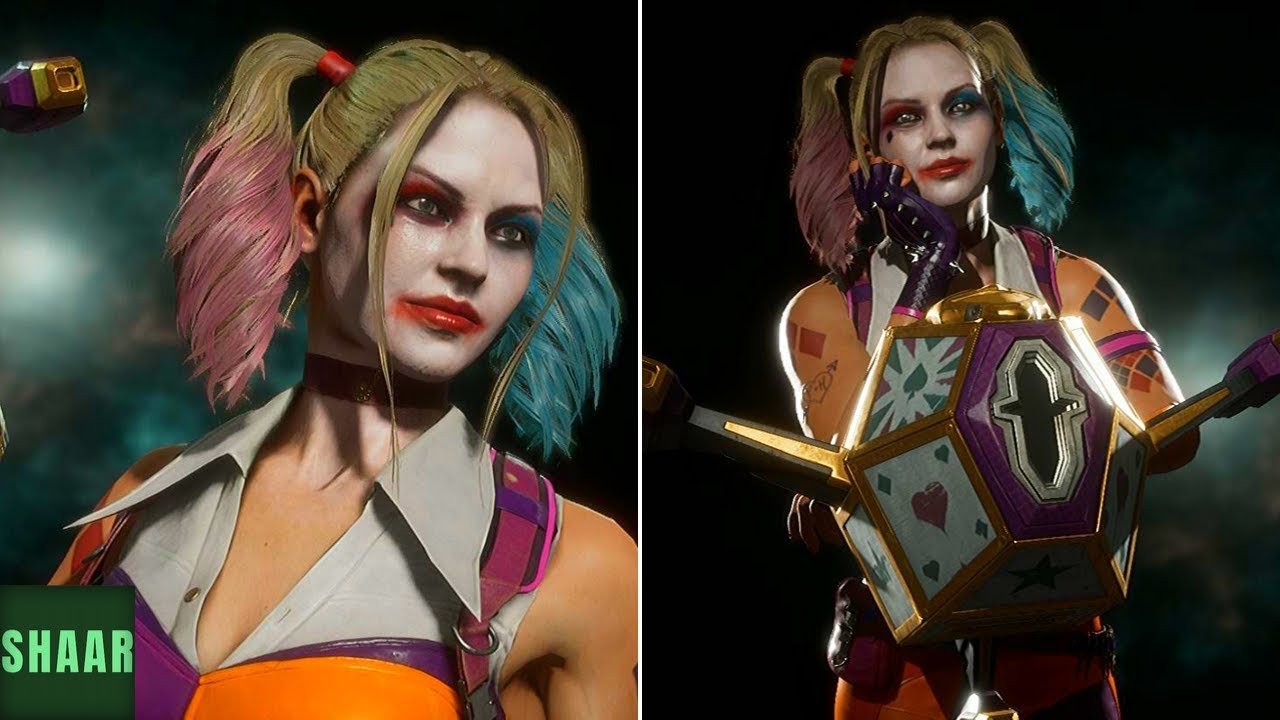 Mortal Kombat 11 - Cassie Cage (Harley Quinn Skin) All Intros and ...