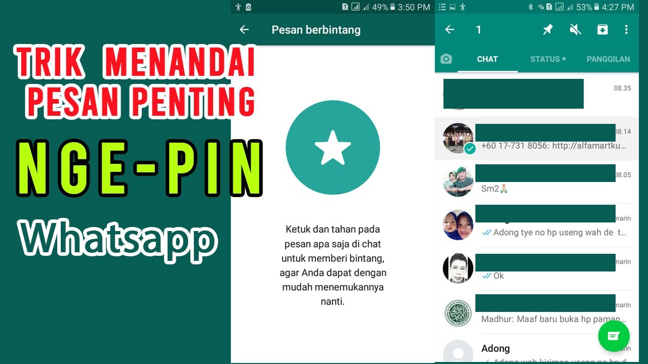 Cara Menandai Pesan Penting dan PIN WhatsApp Agar Mudah Dicari Saat