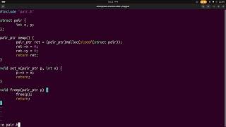 Systems in C: struct