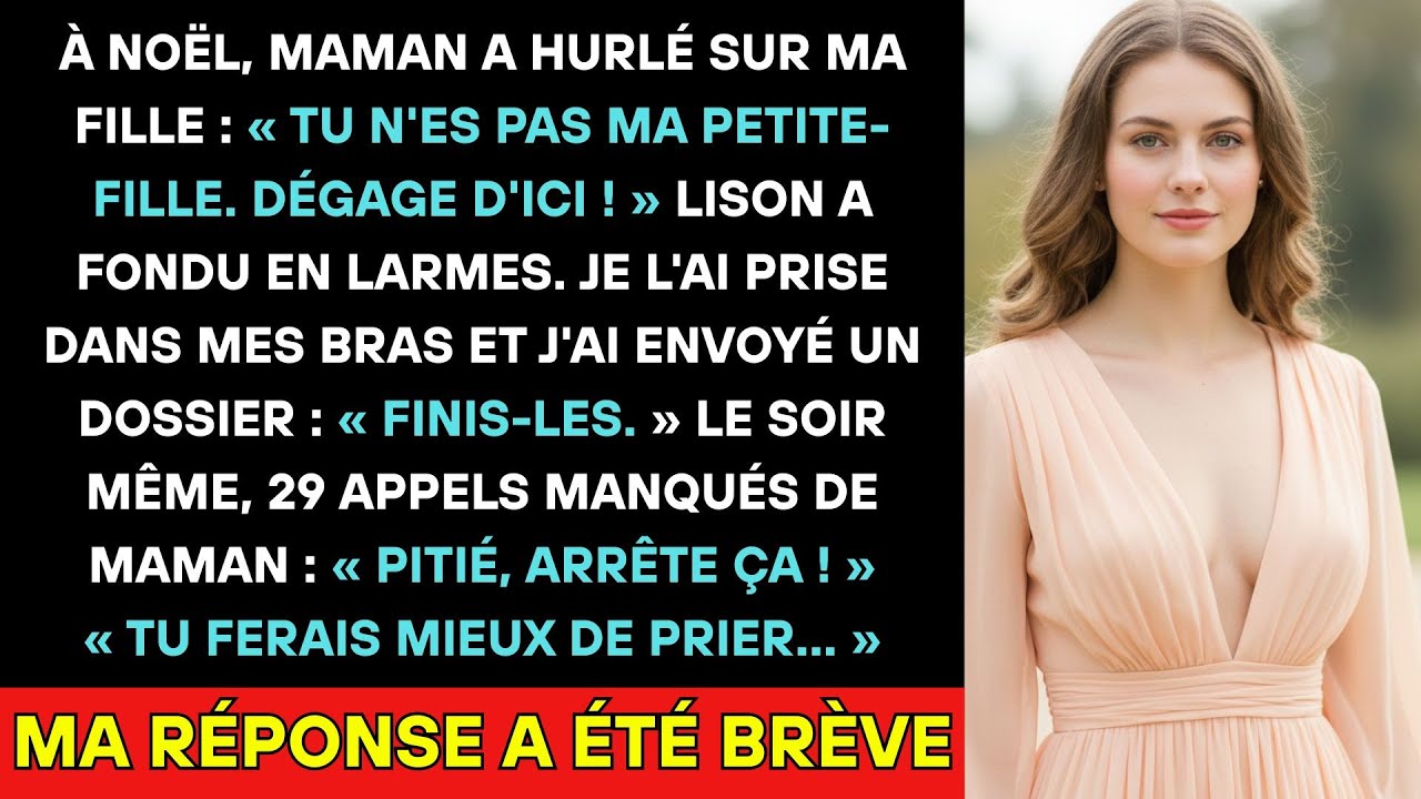 À Noël, Ma Mère A Dit À Ma Fille : « Tu N'es Pas Ma Petite-Fille, Dégage ! » — Ma Vengeance Fut Gl