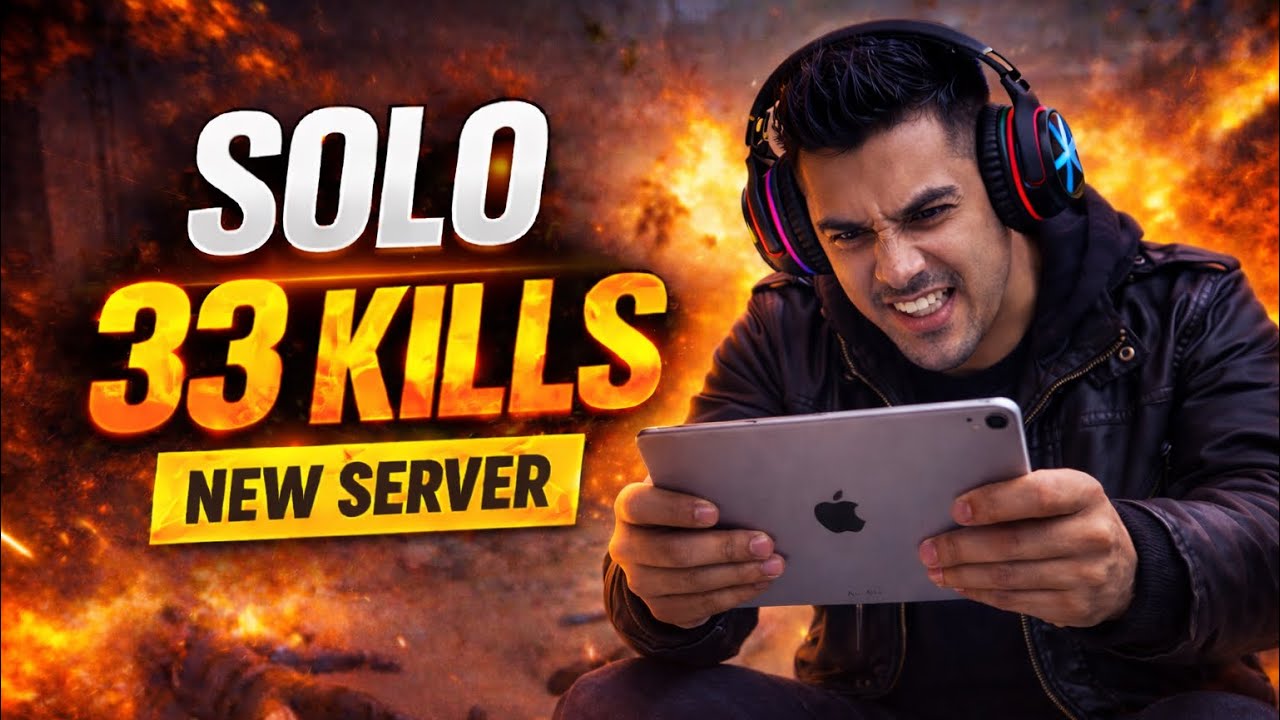 Solo 33 Kills on Fresh Bloody Server 🔥 | Last Island of Survival iPad Gameplay