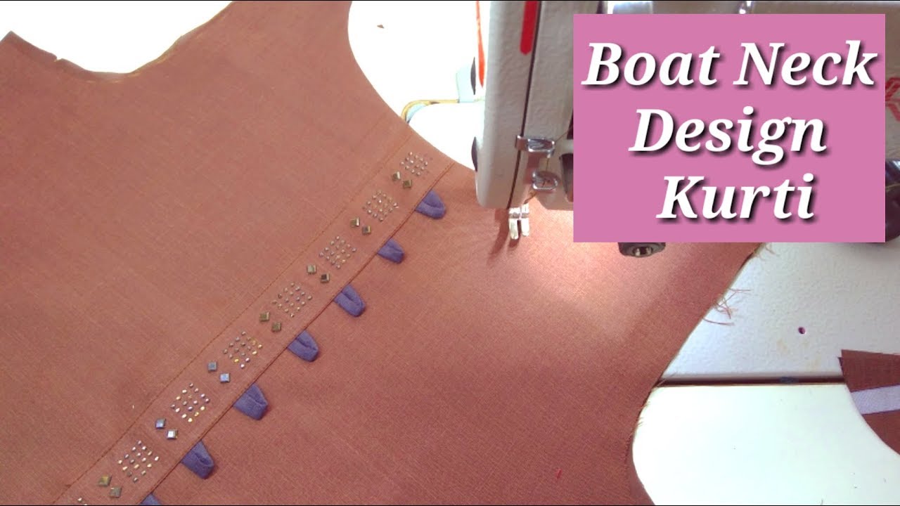 Easy boat neck stitching EMODE YouTube