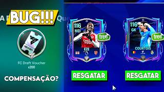 BUG? LIBERADO CARTAS 116 FREE PARA TODOS NO FC MOBILE