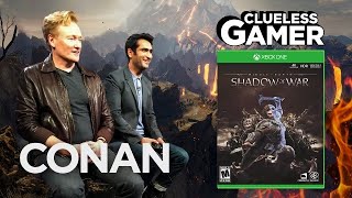 Clueless Gamer: 'Shadow Of War' With Kumail Nanjiani | CONAN on TBS