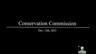 Conservation Commission 12-12-23