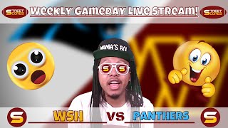 🏈 Washington Commanders vs Panthers! Week 1 PreSeason Live Analysis Stream! Evaluate Players!🏈