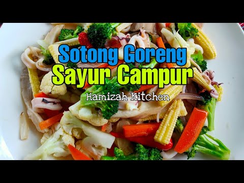 Video: Sotong Goreng Dengan Sayur-sayuran Dalam Sos Krim Masam