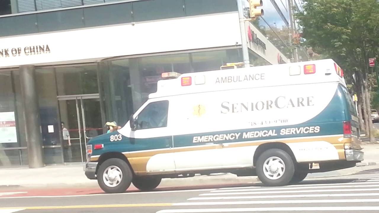 Senior Care ambulance responding YouTube