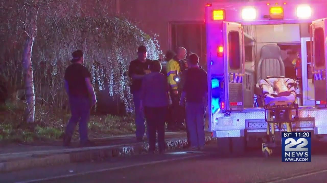 Two people struck by car in Chicopee - YouTube