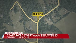 12-year-old boy swept away during flooding in Virginia